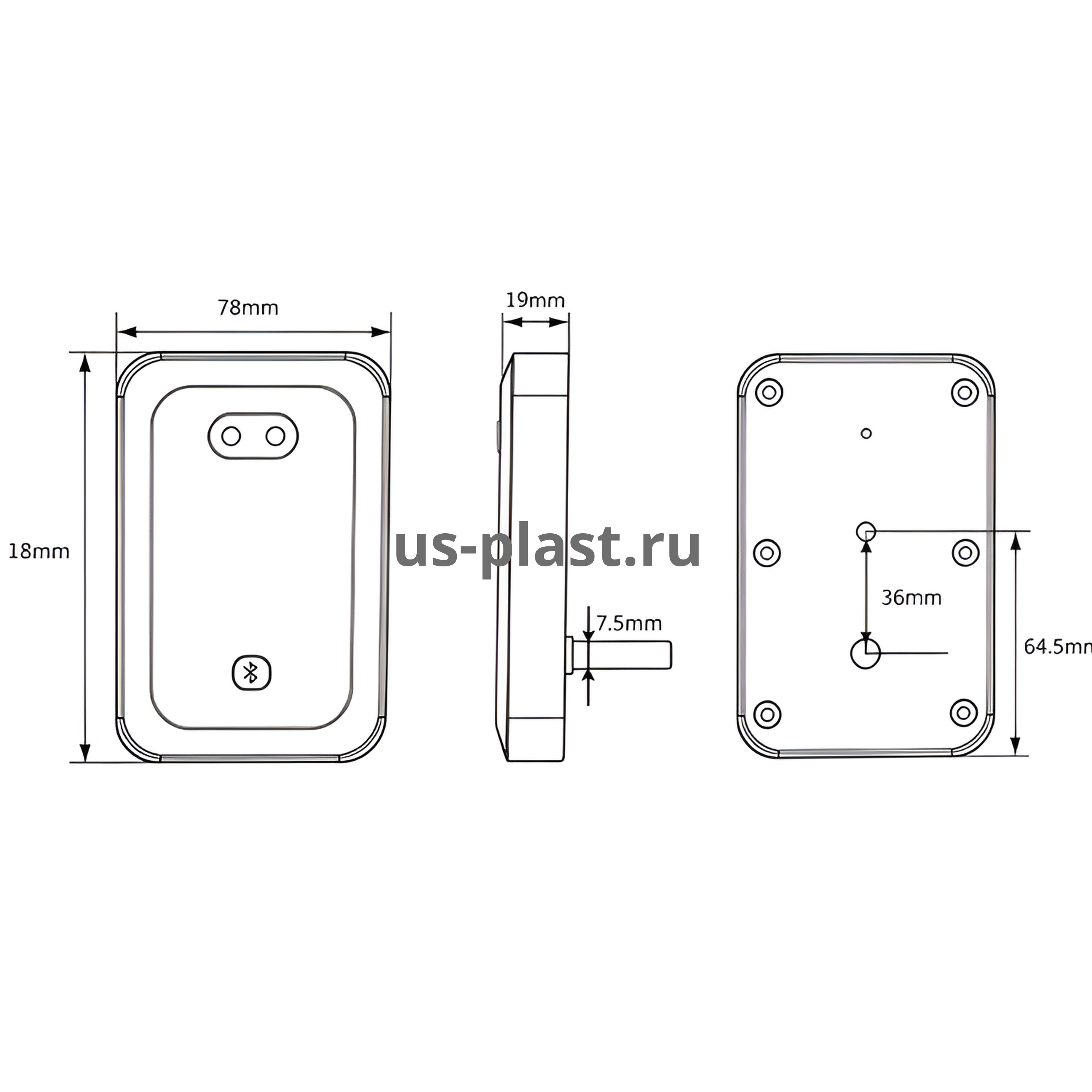 Радарный детектор для шлагбаума FORTEK 7901C (BLE) Anti-Smash Radar. Фото N5