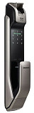 Samsung SHS-P718 Silver, врезной электронный дверной замок с отпечатком пальца