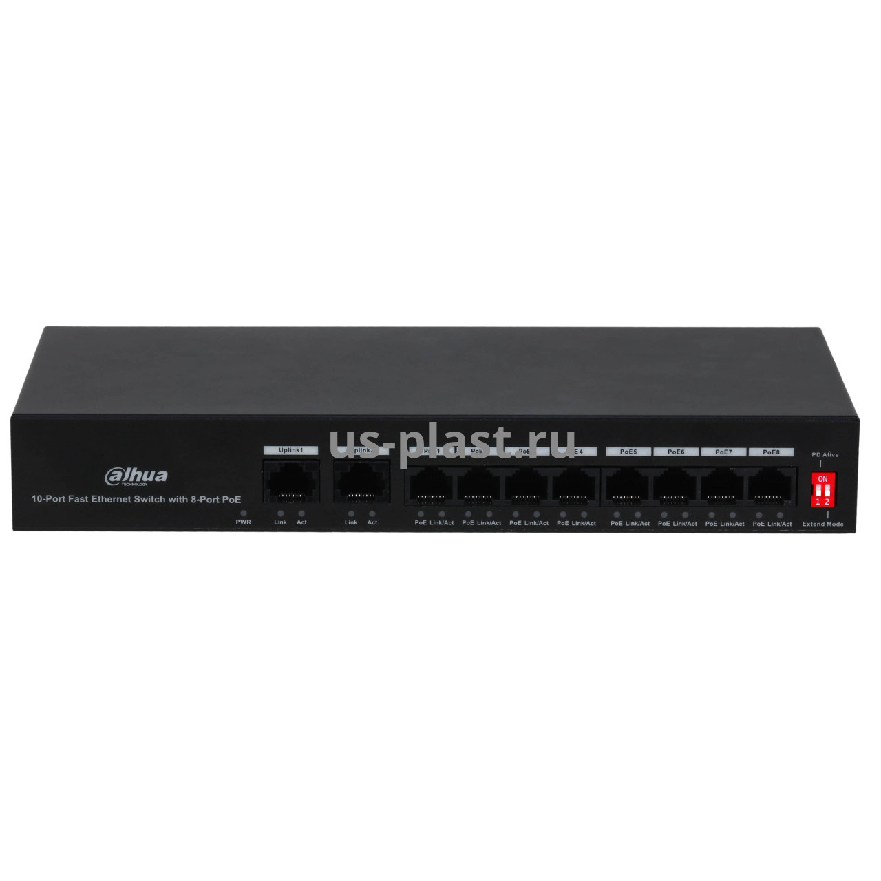 Dahua DH-PFS3010-8ET-65, неуправляемый коммутатор с PoE. Фото N2
