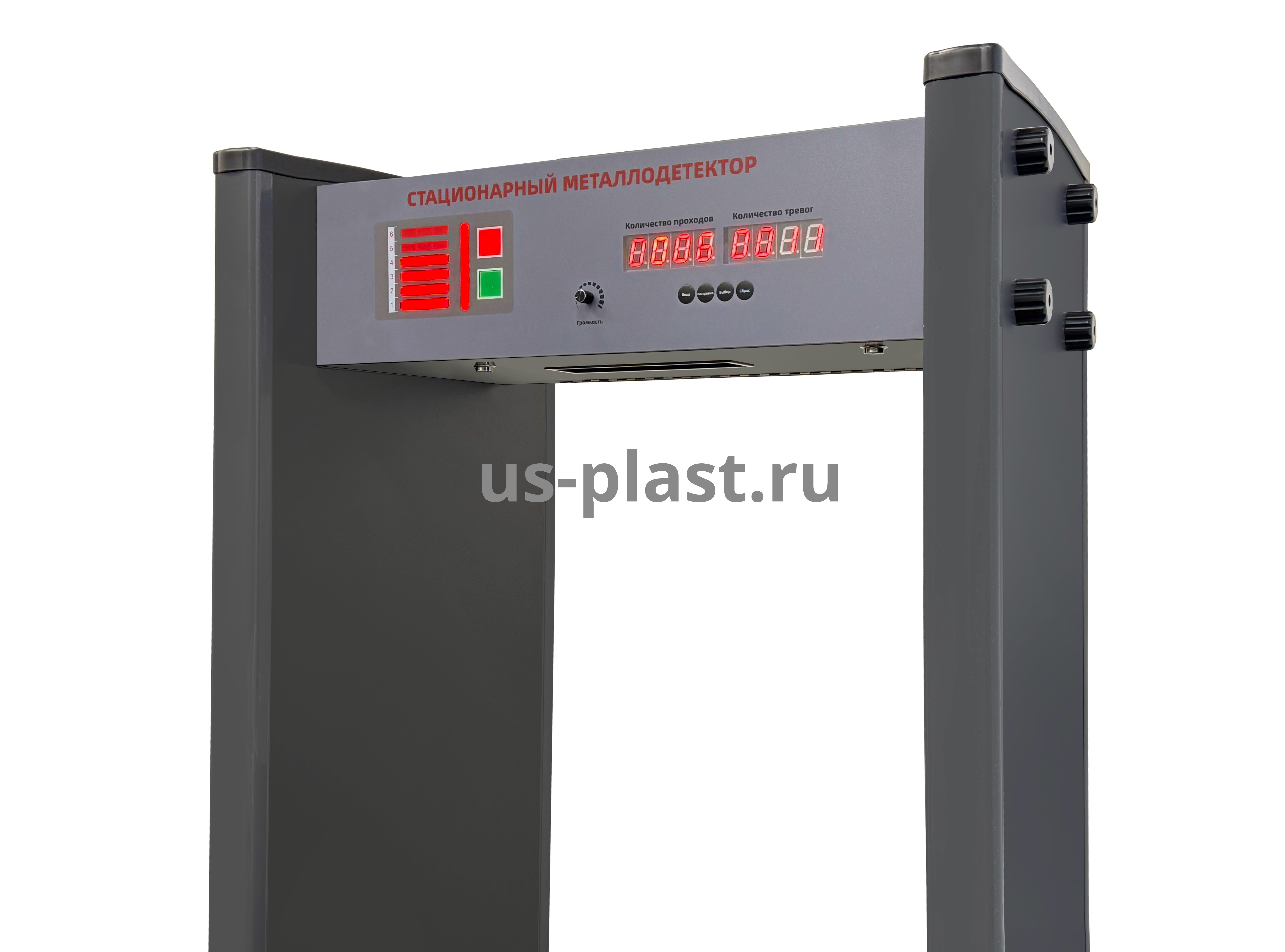 Арочный стационарный металлодетектор JT-100 (700 мм) 6 зон детекции. Фото N5