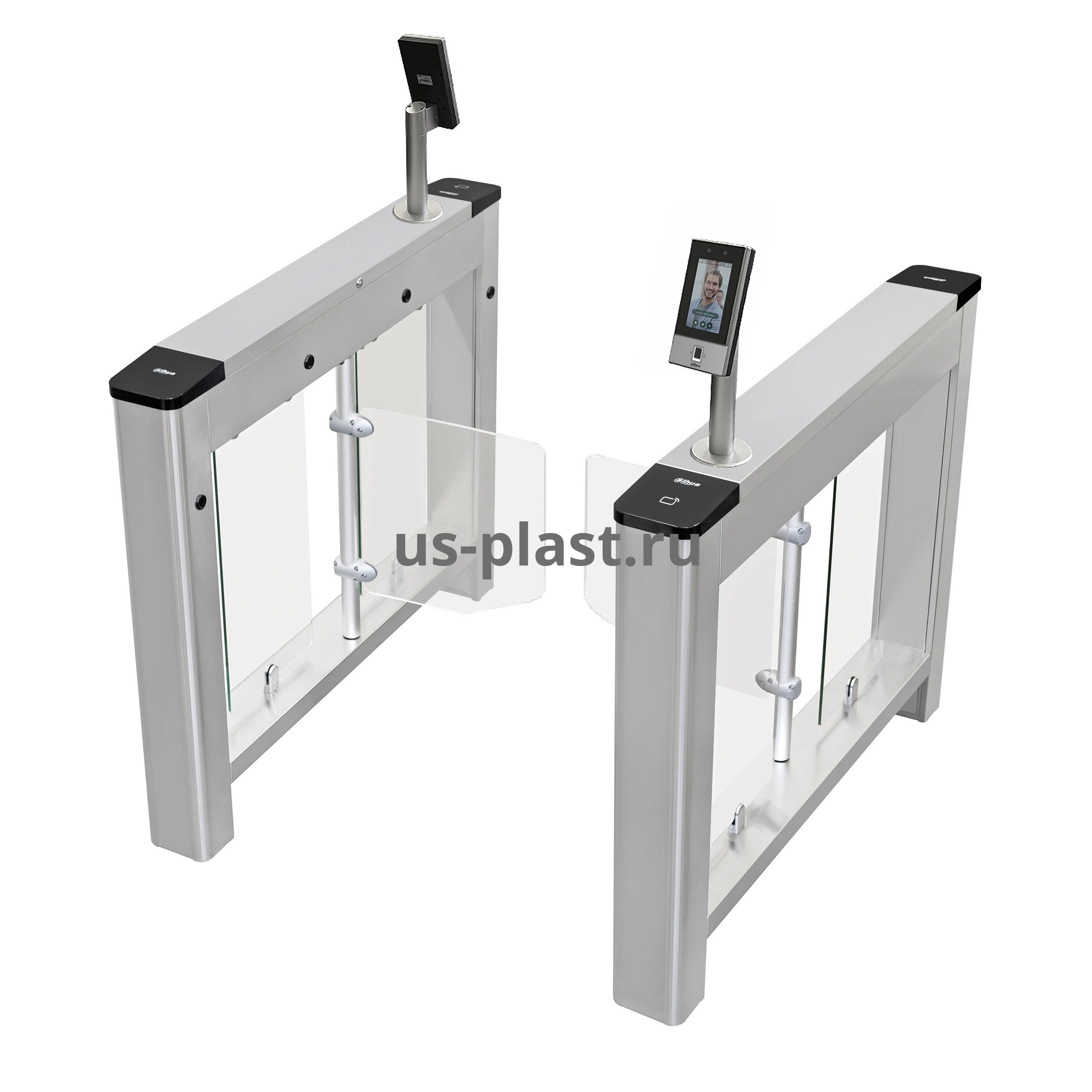 Dahua DHI-ASGB112K 900mm (FACE/FP) распашной турникет с распознаванием лиц, отпечатков пальцев и карт Mifare