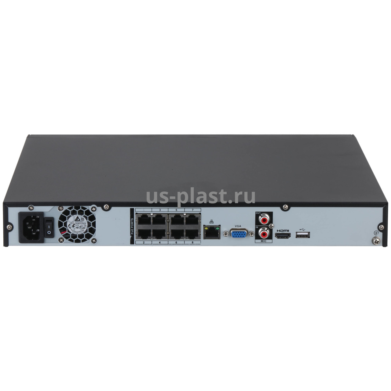 Dahua DHI-NVR4208-8P-4KS3, 8-канальный IP-видеорегистратор. Фото N3