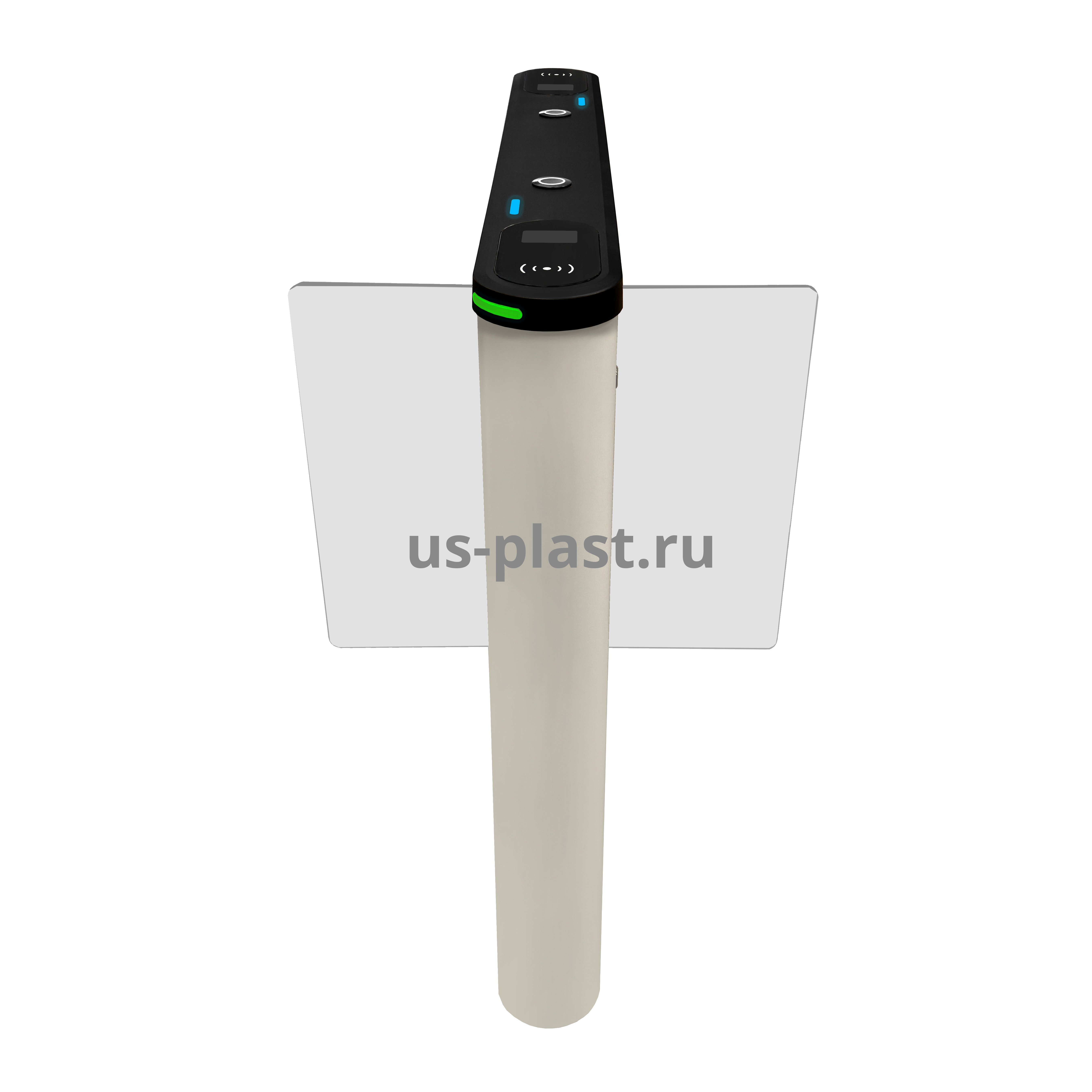 ZKTeco Saturn-S1200 (650 мм) скоростной турникет с распашными створками, центральный модуль. Фото N2