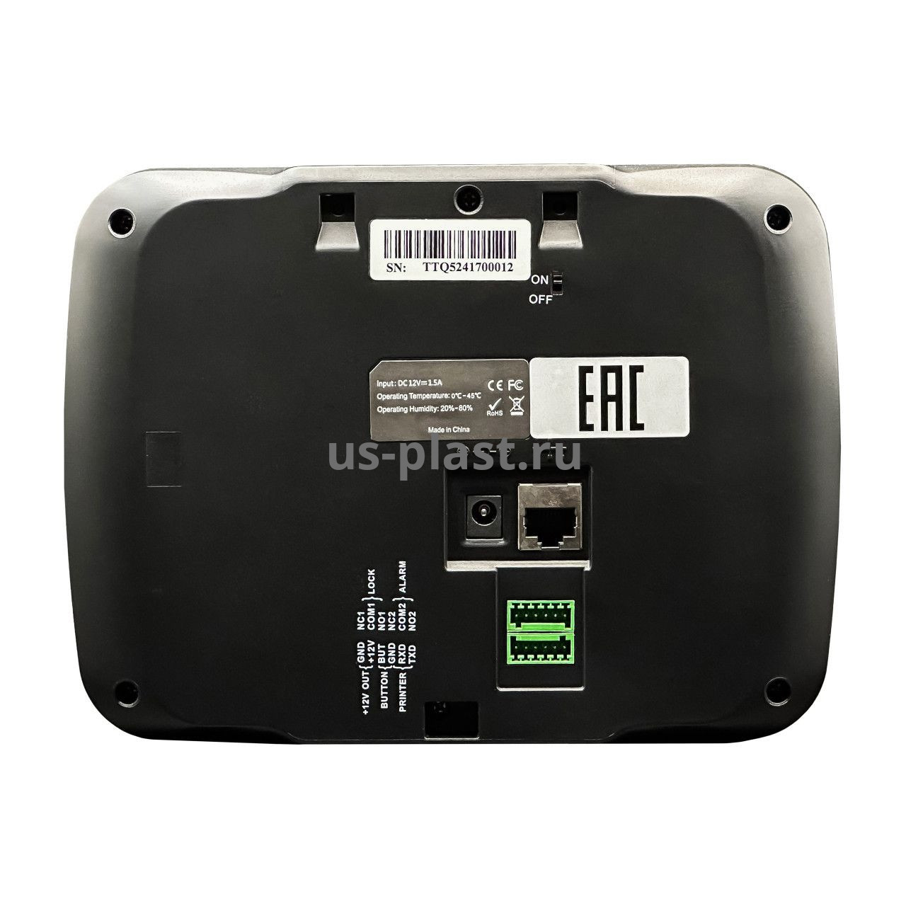 ZKTeco MB460 Plus [EM] [Wi-Fi] BATTERY биометрический терминал с распознаванием лиц и отпечатков пальцев с ADMS. Фото N3