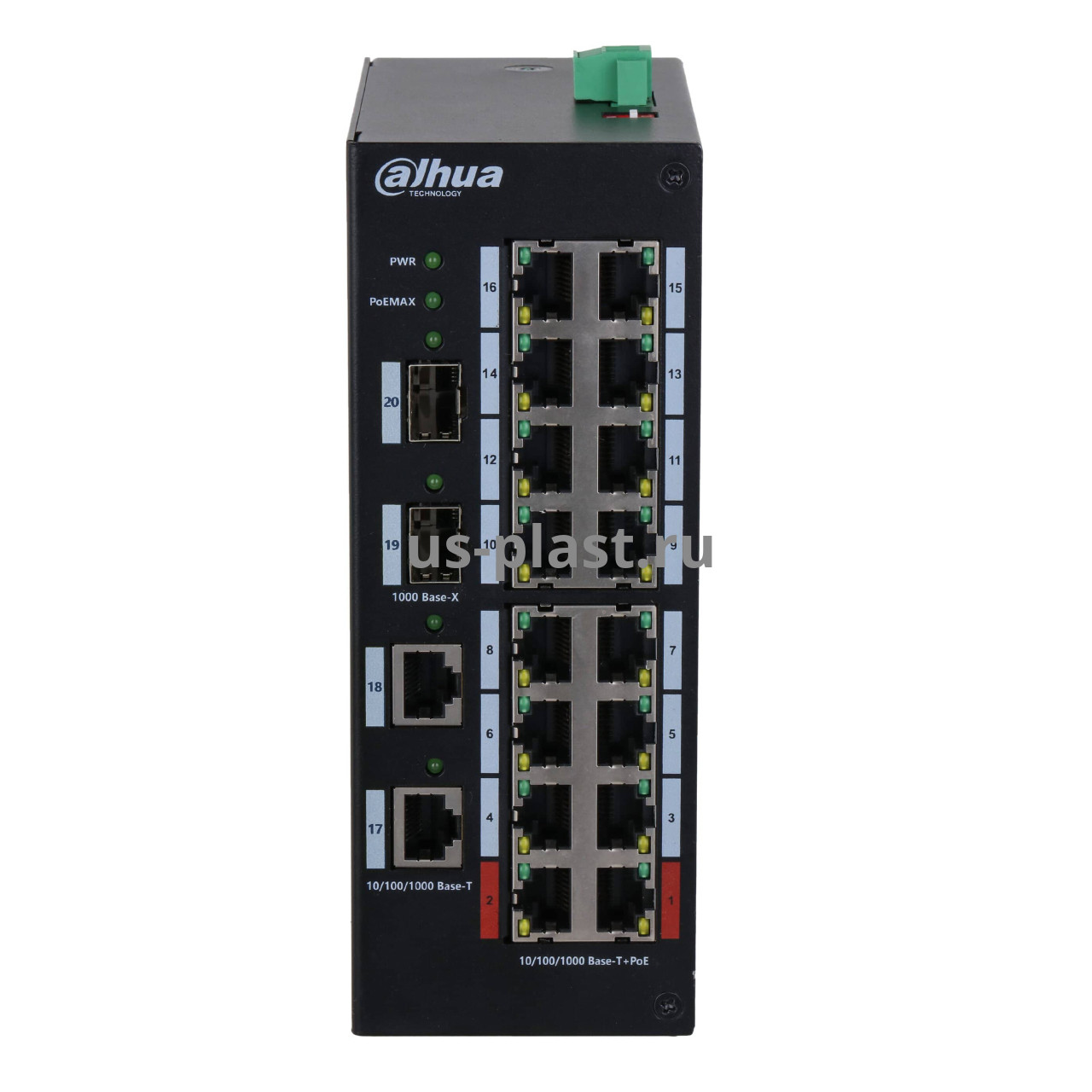 Dahua DH-HS3220-16GT-190, 20-портовый неуправляемый коммутатор с PoE. Фото N2