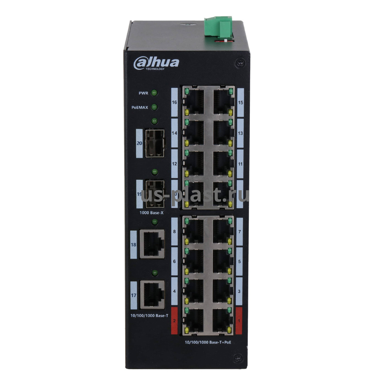 Dahua DH-HS3220-16GT-190, 20-портовый неуправляемый коммутатор с PoE. Фото N2