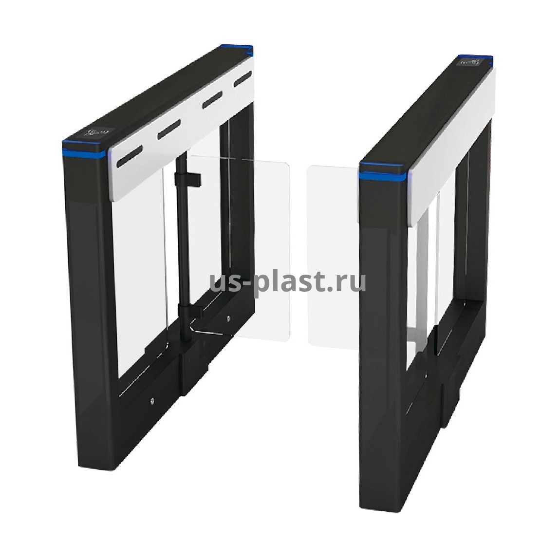 Распашной турникет Karsun STZ003 (два боковых модуля)