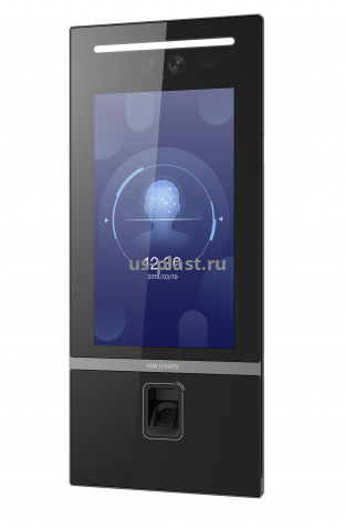 Hikvision DS-KD9613-FE6, многоабонентская вызывная панель IP видеодомофона с идентификацией по лицу и отпечатку пальца. Фото N3