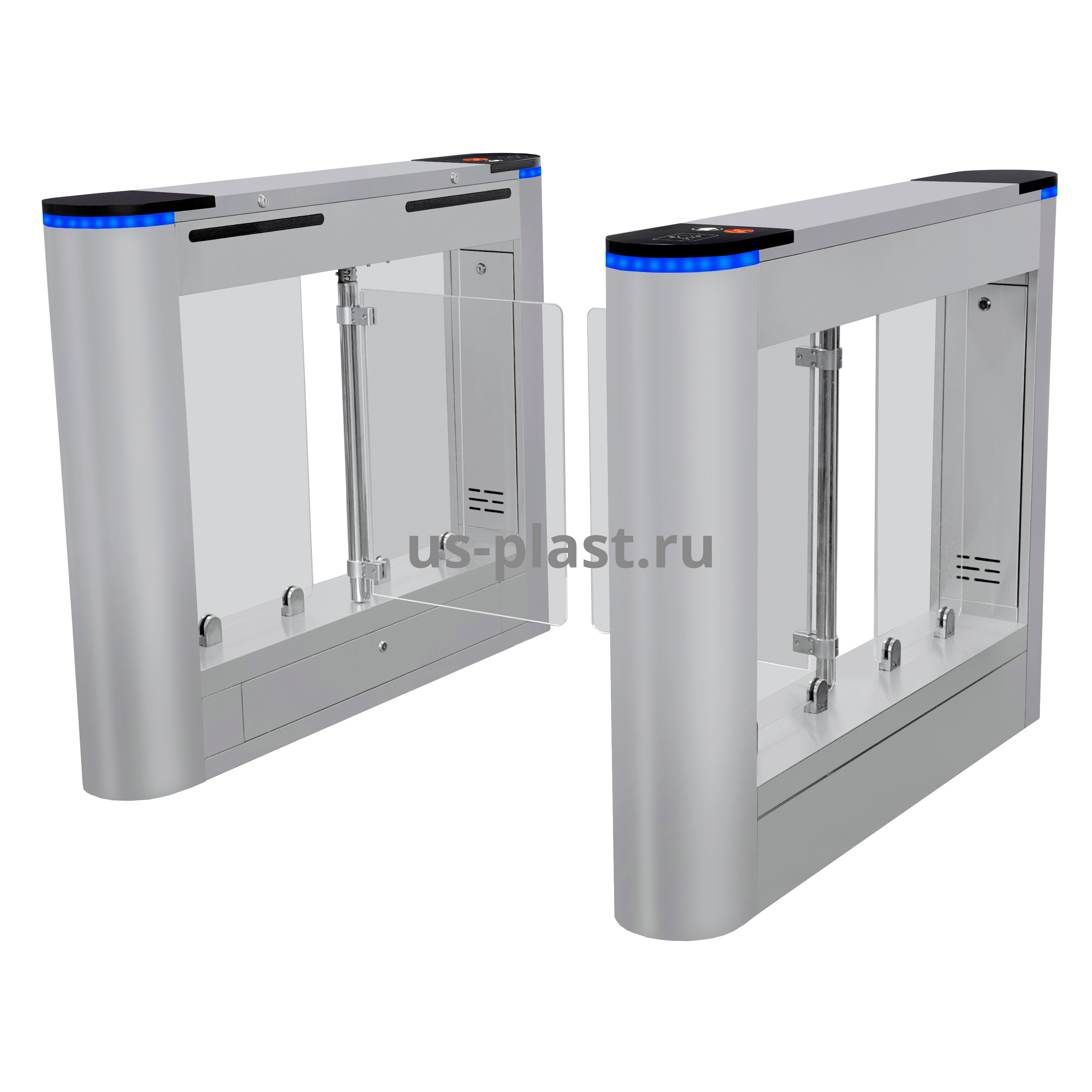 Распашной турникет Karsun JS-XBZ004 (900 мм) два боковых модуля. Фото N3
