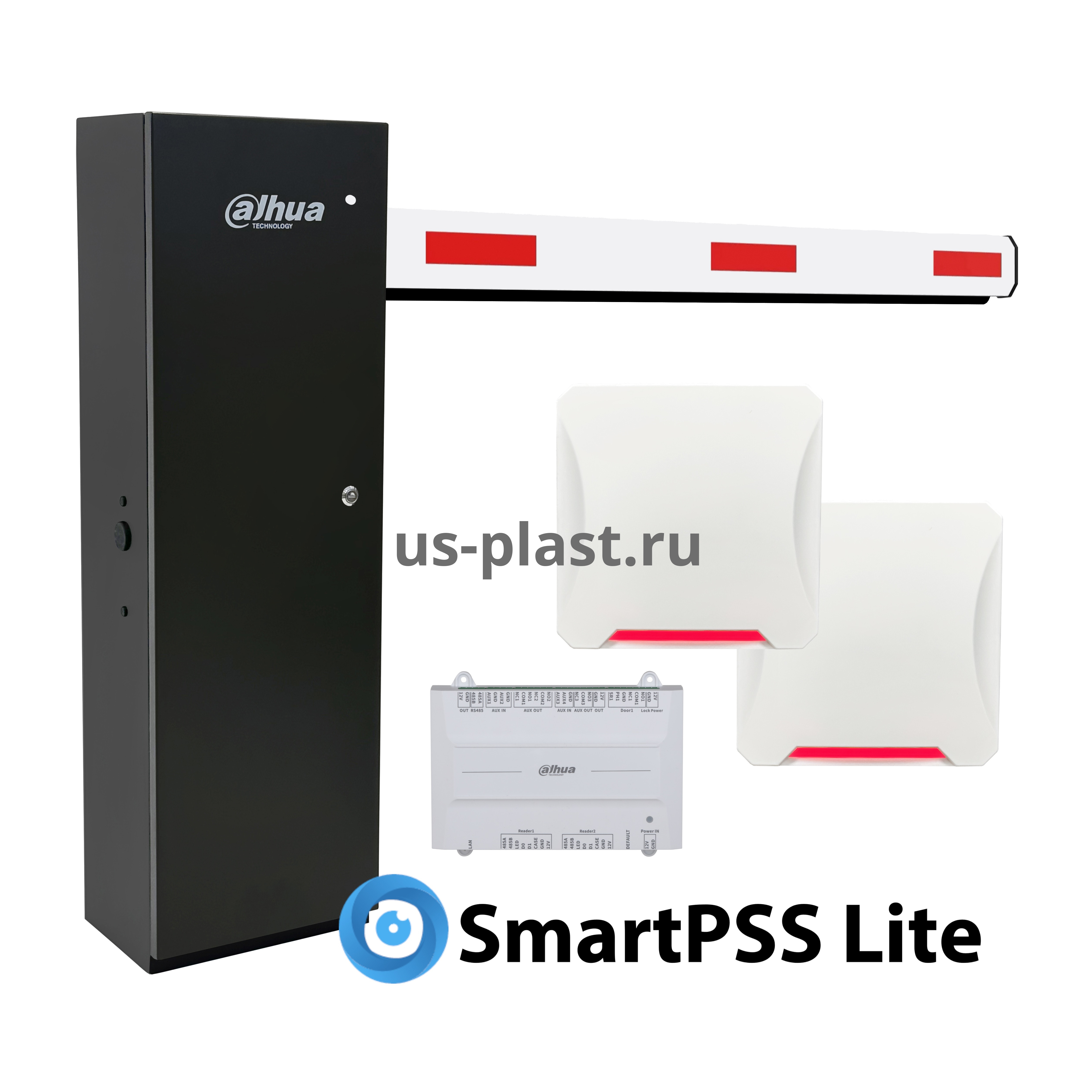 RFID шлагбаум Dahua (комплект UHF KIT) для точки проезда с двухсторонним движением