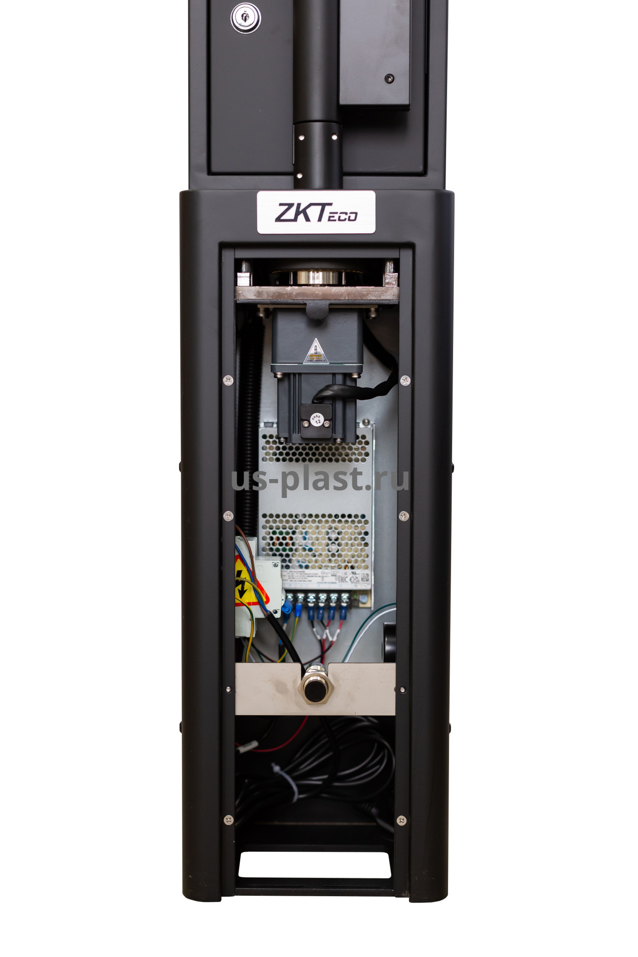 ZKTeco SBT2011S Black [EM/MF] распашной турникет (электронная проходная) с контроллером и считывателями RFID карт. Фото N6