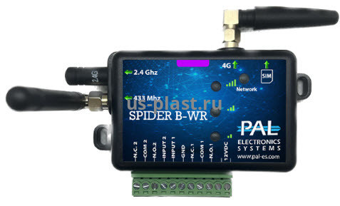 PAL-ES GSM SG304GB-WR (SPIDER B WR) GSM модуль управления шлагбаумом и воротами