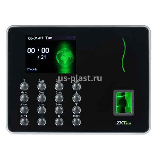 ZKTeco WL10, биометрический терминал учета рабочего времени по отпечатку пальца. Фото N2