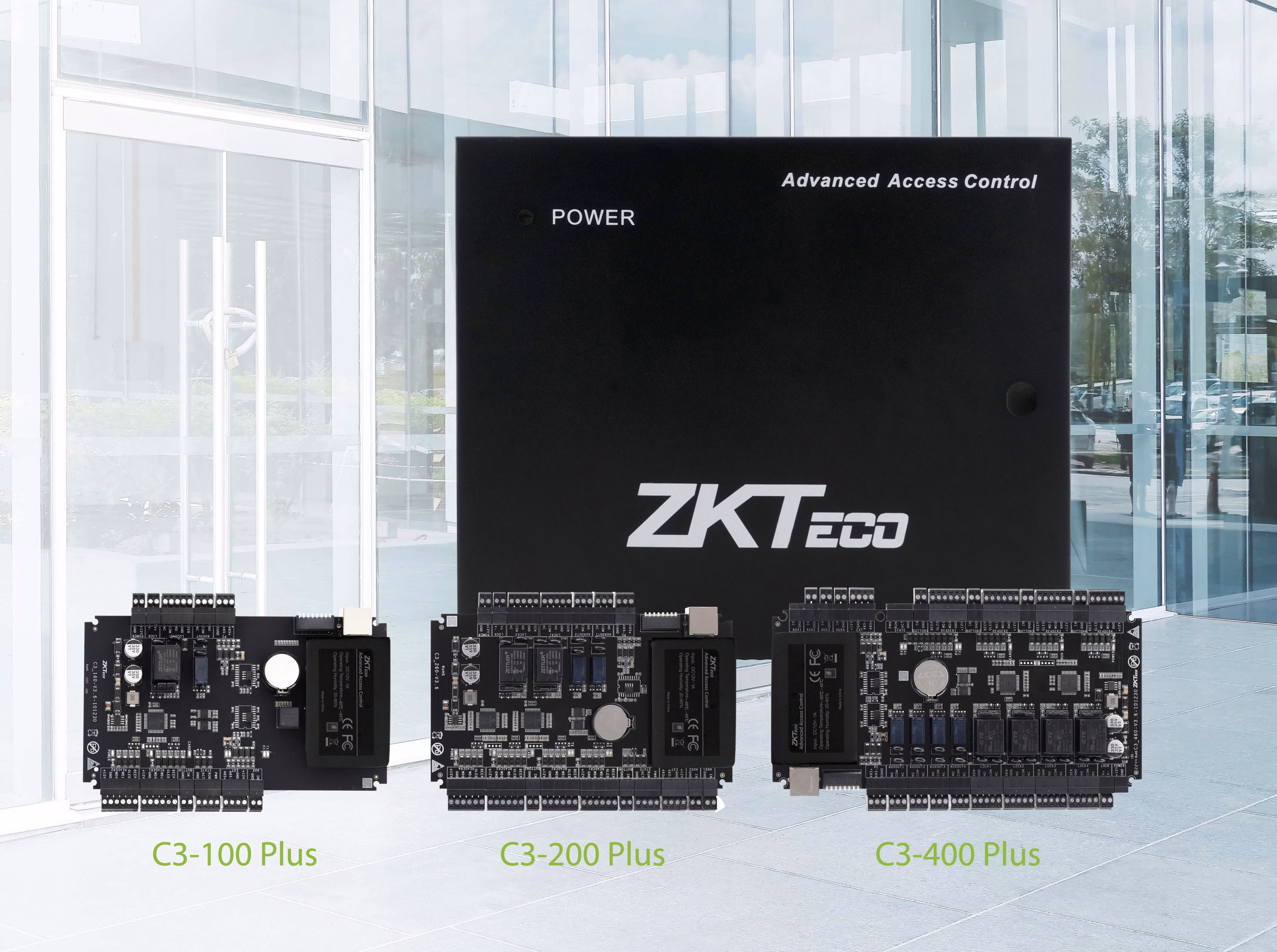 ZKTeco (TEMID) представляет новую серию IP-контроллеров C3 Plus для контроля доступа