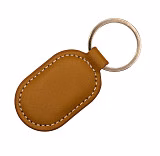 Кожаный RFID брелок MIFARE 1K (серия CLASSIC) КОРИЧНЕВЫЙ